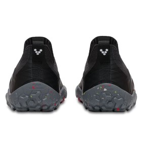 Vivobarefoot Primus Trail Knit FG - Womens Trail Running Shoes - Obsidian/Misty Rose/Grey