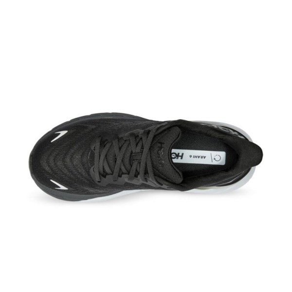 Hoka Arahi 6 - Womens Running Shoes - Black/White