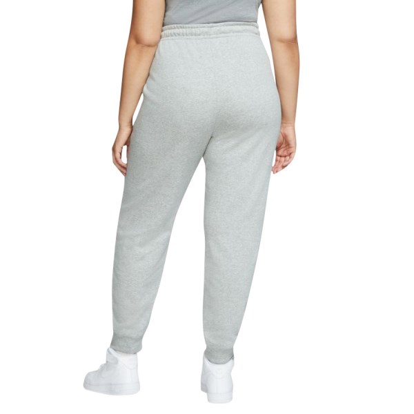 Nike Sportswear Essential Fleece Womens Track Pants - Plus Size - Dark Grey Heather/White