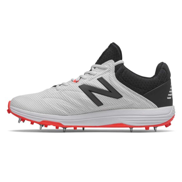 New Balance 10v4 - Mens Cricket Shoes - White/Black/Red