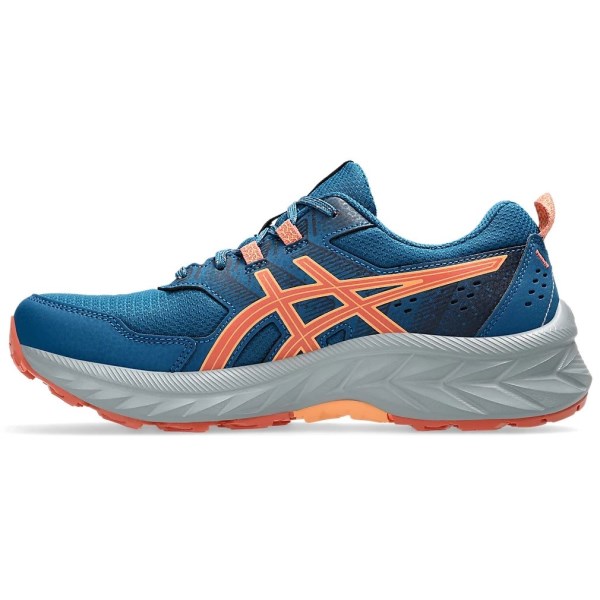 Asics Gel Venture 9 - Womens Trail Running Shoes - Rich Navy/Desert Red