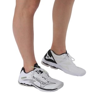 Mizuno Wave Lightning Z7 - Mens Indoor Court Shoes - White/Black