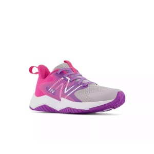 New Balance Rave Run - Kids Running Shoes - Pink/Grey