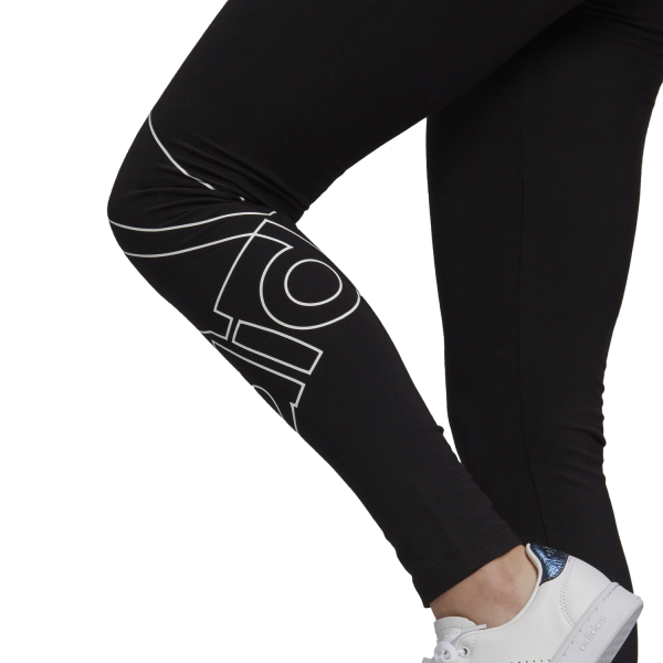 Adidas Essentials Logo Womens Leggings - Black/White