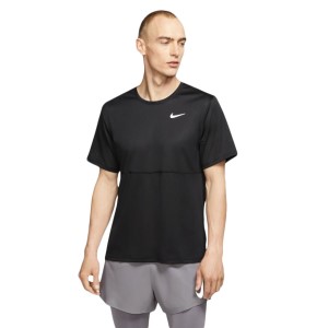 Nike Breathe Mens Running T-Shirt - Black