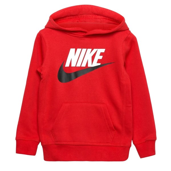 Nike Club Fleece Pullover Little Kids Hoodie - University Red
