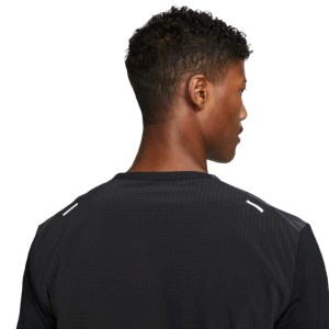 Nike Dri-Fit Rise 365 Mens Trail Running T-Shirt - Black/White