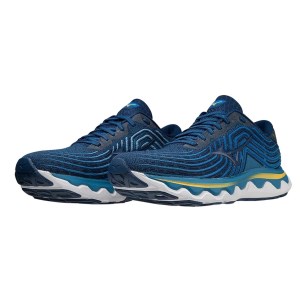 Mizuno Wave Horizon 6 - Mens Running Shoes - Estate Blue/Estate Blue/French Blue