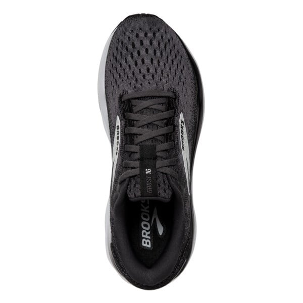 Brooks Ghost 16 - Mens Running Shoes - Black/Grey/White