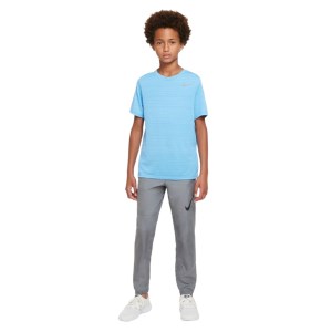 Nike Dri-Fit Miler Kids Running T-Shirt - University Blue