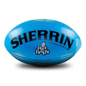 Sherrin Super Soft Touch Face Footy - Radar - Size 2 - Blue
