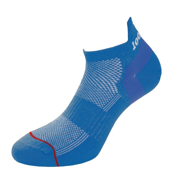 1000 Mile Ultimate Tactel Trainer Mens Sports Socks - Double Layer, Anti Blister - Royal Blue