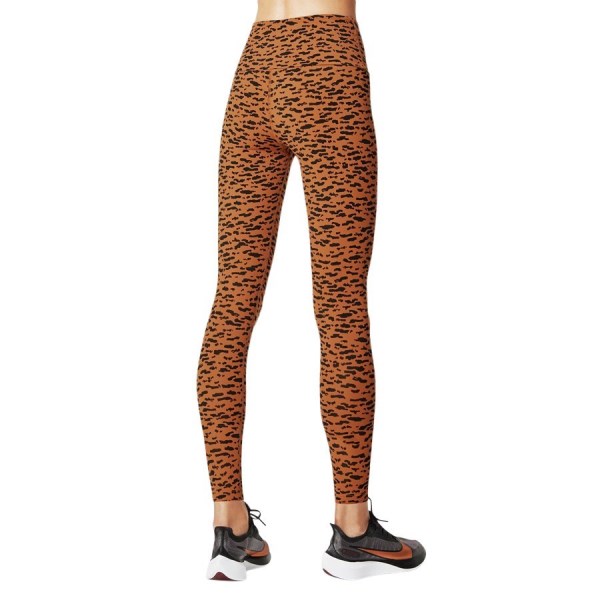 Running Bare Ab Waisted Fight Club Womens Full Length Training Tights - Nadia