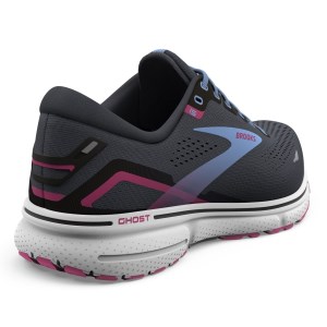 Brooks Ghost 15 - Womens Running Shoes - Ebony/Lilac Rose