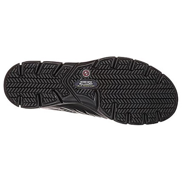 Skechers Eldred - Womens Slip Resistant Work Shoes - Black