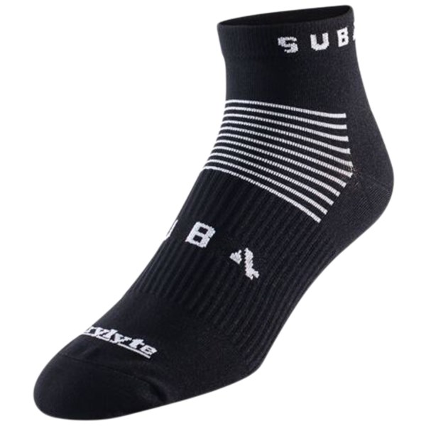 Sub4 Blister Free DryLyte Mid Rise Running Socks - Black