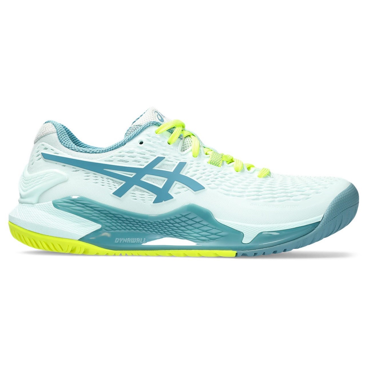 Asics Gel Resolution 9 - Womens Tennis Shoes - Soothing Sea/Gris Blue ...