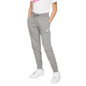 Nike Sportswear Kids Girls Track Pants - Carbon Heather/White
