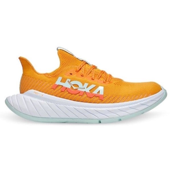 Hoka Carbon X 3 - Womens Running Shoes - Radiant Yellow/Camellia
