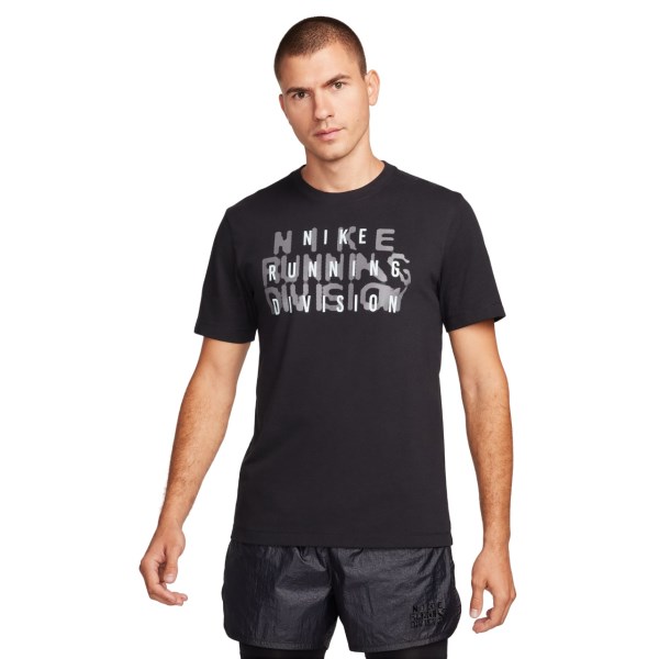 Nike Dri-Fit Run Division Mens Running T-Shirt - Black