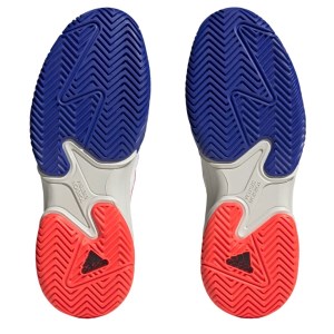 Adidas Barricade - Mens Tennis Shoes - Lucid Blue/Core Black/Solar Red