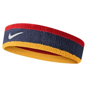 Nike Swoosh Sports Headband - Mid Navy/University Red/University Gold/White