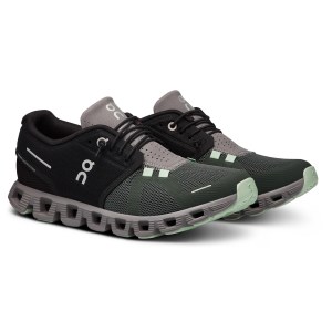 On Cloud 5 - Womens Running Shoes - Black/Lead