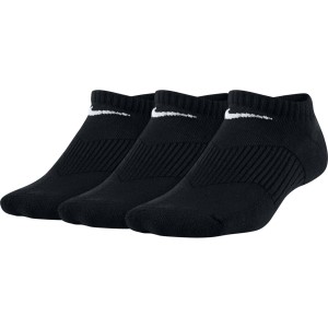Nike Performance Cushion No-Show 3 Pack - Kids Socks - Black