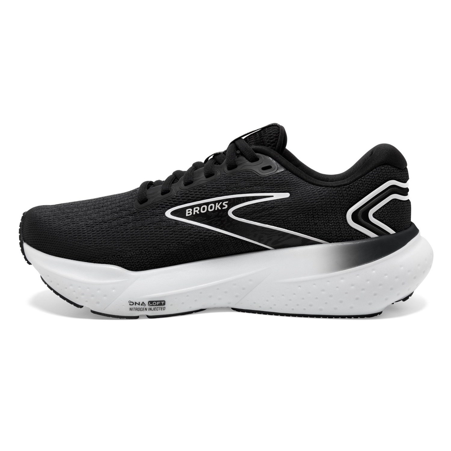 Brooks Glycerin 21 - Mens Running Shoes - Black/White | Sportitude