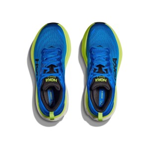 Hoka Bondi 8 - Mens Running Shoes - Electric Cobalt/Lettuce