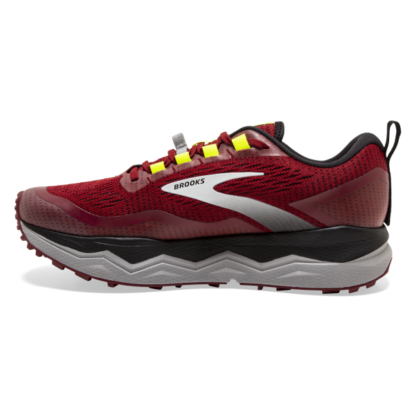 Brooks Caldera 5 - Mens Trail Running Shoes - Red/Black/Nightlife