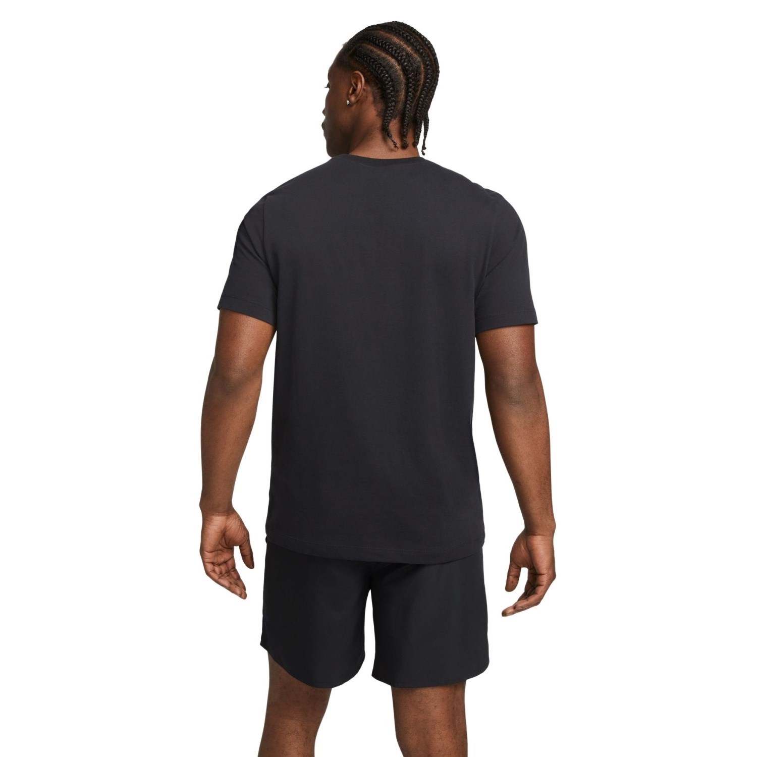 Nike Dri-Fit Logo Mens Running T-Shirt - Black | Sportitude