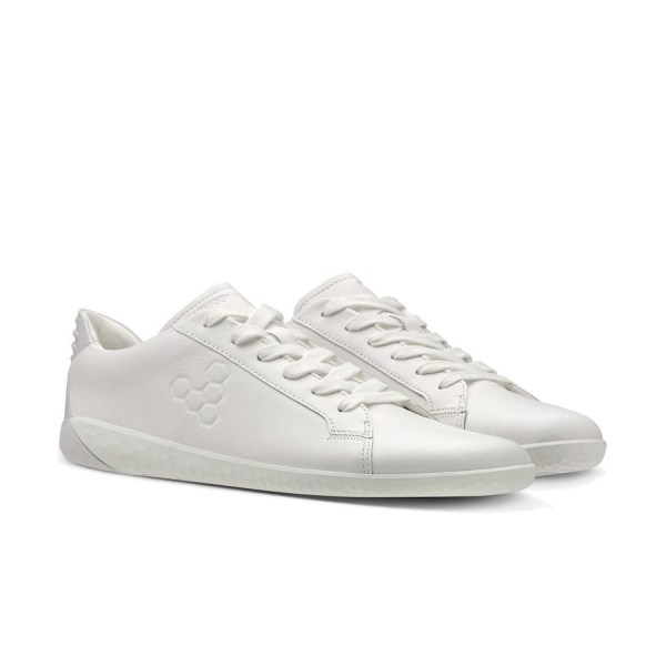 Vivobarefoot Geo Court Eco Leather - Mens Sneakers - Bright White