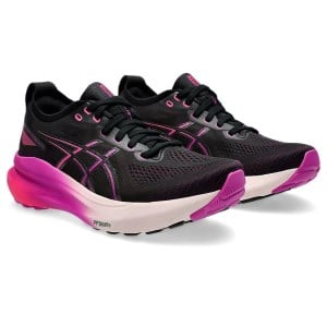 Asics Gel Kayano 31 - Womens Running Shoes - Black/Bold Magenta