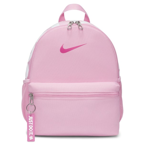 Nike Brasilia JDI Mini Kids Backpack Bag - Pink Rise/White/Laser Fuchsia