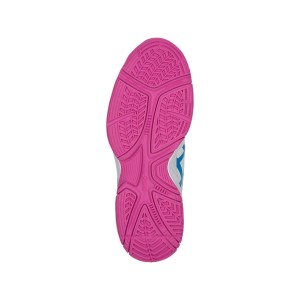 Asics Gel Netburner 18 GS - Kids Netball Shoes - White/Island Blue/Pink Glow