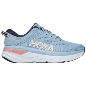 Hoka Bondi 7 - Womens Running Shoes - Blue Fog/Ombre Blue
