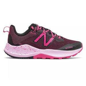 New Balance Nitrel v4 - Kids Trail Running Shoes - Pink Glow/Henna/Black