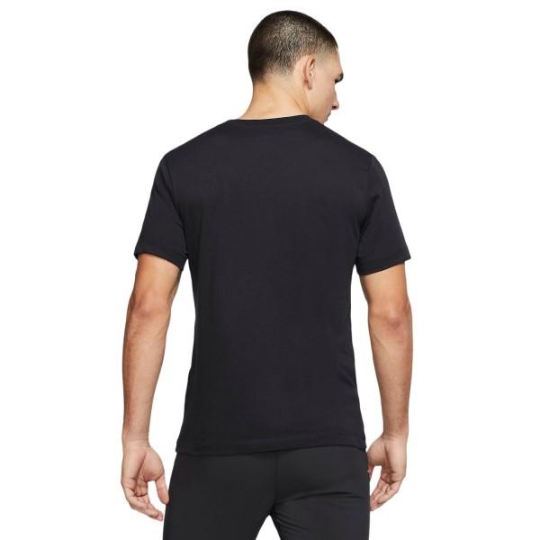 Nike Dri-Fit Mens Running T-Shirt - Black/White