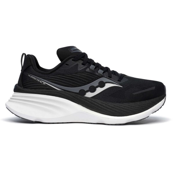 Saucony Hurricane 24 - Womens Running Shoes - Black/Carbon