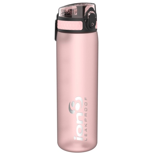 Ion8 Slim BPA Free Water Bottle - 500ml - Rose Quartz
