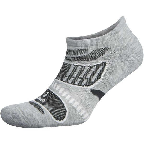 Balega Ultra Light No Show Running Socks - Grey/White