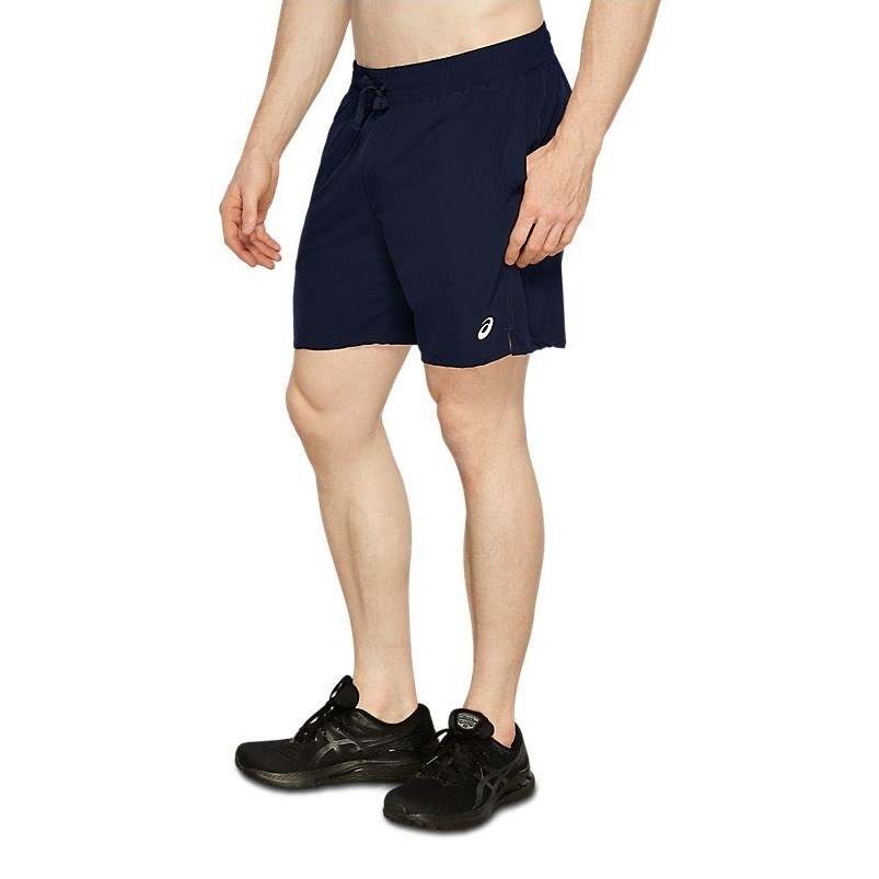 Asics Woven 7 Inch Mens Training Shorts - Peacoat | Sportitude