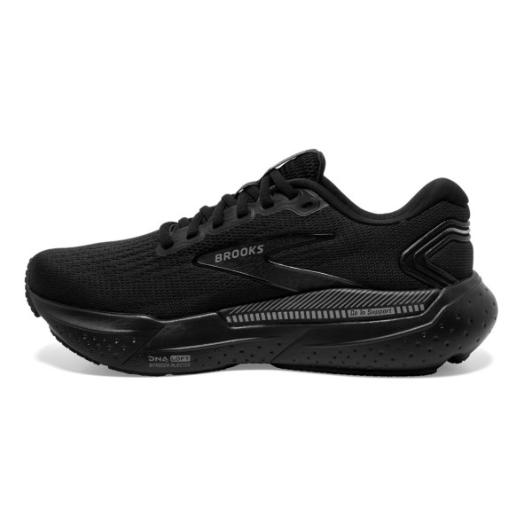 Brooks Glycerin GTS 21 - Womens Running Shoes - Black/Black/Ebony