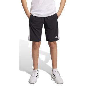 Adidas Essentials 3-Stripes Woven Kids Training Shorts - Black/White