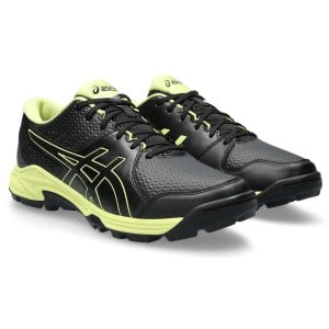 Asics Gel Peake 2 - Mens Turf Shoes - Black/Glow Yellow