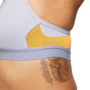 Nike Light Support Padded V Neck Womens Sports Bra - Oxygen Purple/Sundial/Indigo Haze/White