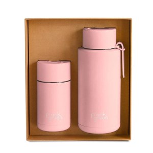 Frank Green The Essentials Gift Set - 355ml Cup + 1L Bottle - Blushed