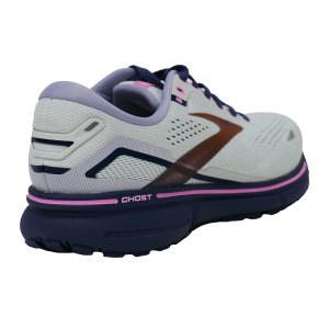 Brooks Ghost 15 - Womens Running Shoes - Spa Blue/Neo Pink/Copper