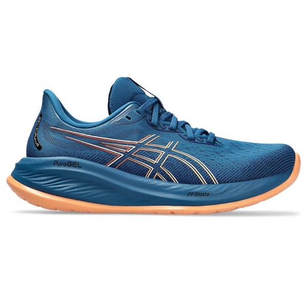 Asics Gel Cumulus 26 - Mens Running Shoes - Rich Navy/Faded Orange